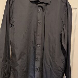 Van Heusen Black Slim Fit Shirt